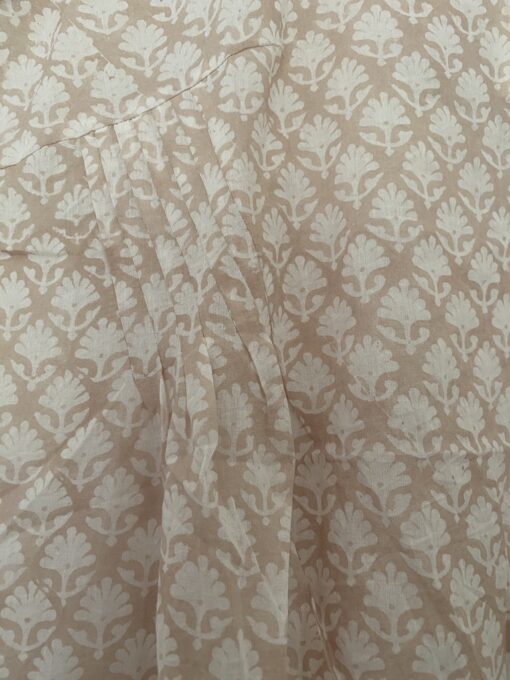 Soft Mocha Voile Nightdress with Delicate with Hand Stitching - Image 2